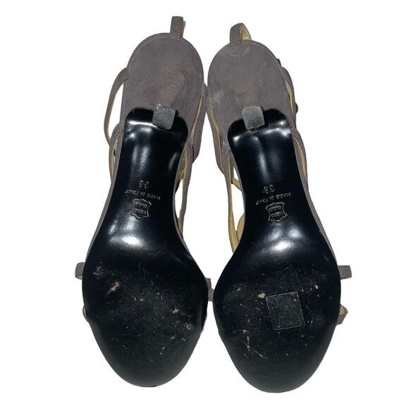 Really Great Things by Enrico Antinori Gray Suede Strappy Heels     Size: EU 38 - Picture 8 of 9